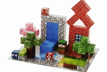 Klocki magnetyczne 100el - Smily Play