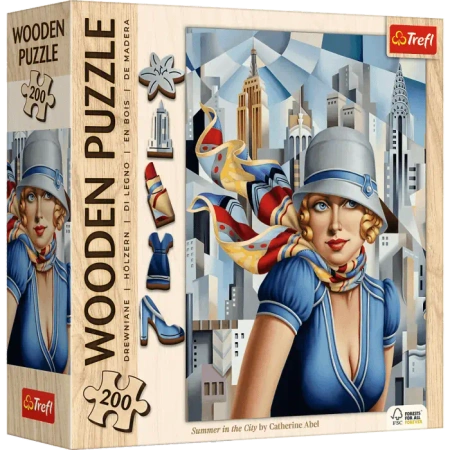 Puzzle drewniane 200 Lato w Mieście TREFL