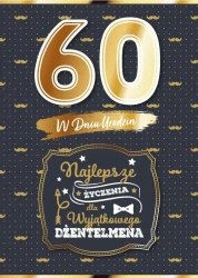 Karnet Urodziny 60 dla niego - Armin Style