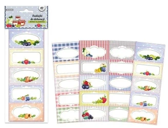 Naklejki na przetwory - Beniamin