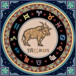 Mandala 7D Zodiak Byk 30x30cm 1006578