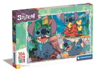 Puzzle 104 Maxi Super Kolor Stitch - Clementoni