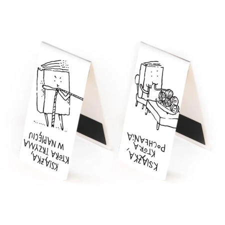 Zakładka magnetyczna - Książka trzyma w napięciu - Molom