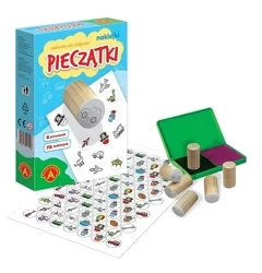 Pieczątki i naklejki. Zabawka dla chlopców mini - Alexander