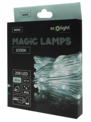 Magiczne lampki 200 led 6500K 20m DC5V - Eco Light