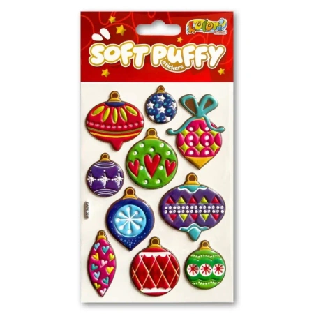 Naklejki puffy Christmas Balls - Penmate