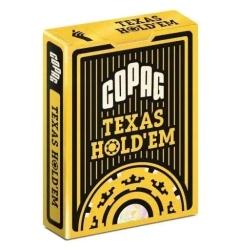 Karty Texas Hold'em Jumbo złoty/czarny CARTAMUNDI