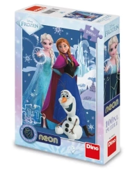 Puzzle 100 świecące w ciemności Kraina Lodu Frozen - Dino Toys