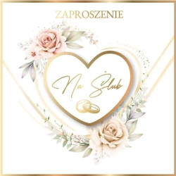 Zaproszenie Ślub (5szt) - Armin Style