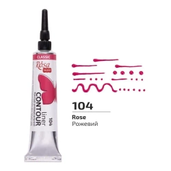 Farba aktylowa konturowa universal rose 20ml - Rosa