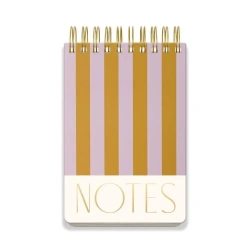 Notatnik duży Lilac + Ochre Stripes - Designworks Ink