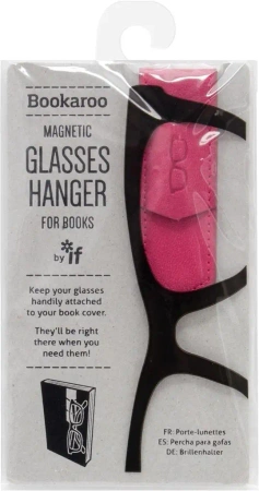 Bookaroo Glasses Hanger - uchwyt na okulary różowy - IF