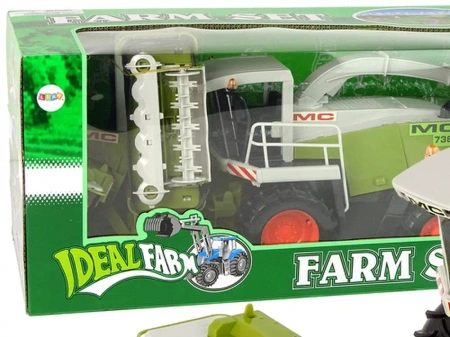Kombajn MC 7366 zielony - Leantoys