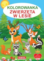 Kolorowanka. Zwierzęta w lesie - praca zbiorowa