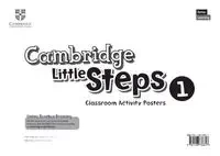 Cambridge Little Steps 1 Classroom Activity Posters - Cambridge University Press
