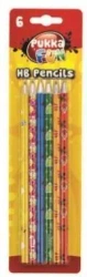 Ołówki HB 6szt. PUKKA