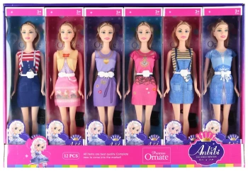 Lalka 29cm 8x33x5 Mix6 Mc Disp 12/72/144