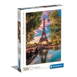 Puzzle 500 HQ Along the Seine - Clementoni
