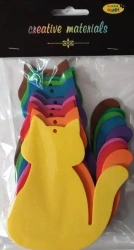 Koty z pianki 9x11cm 9szt - Galeria Hobby