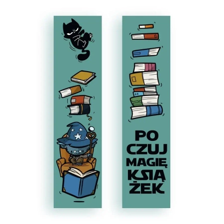 Zakładka kartonowa - Poczuj magię książek - Molom