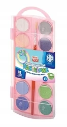 Farby akwarelowe pastel 12 kolorów ASTRA - ASTRA papiernicze