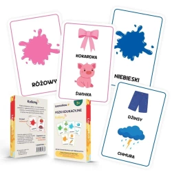 Karty obrazkowe Fiszki Kolory