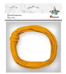 Sznurek papierowy 3.5mmx5m pomarańczowy - Titanum