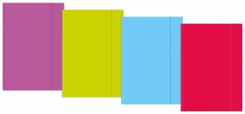 Teczka z gumką A5+ Fluo (10szt) - INTERDRUK