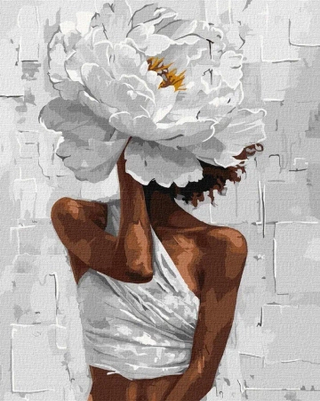 Malowanie po numerach - Kwiatowy obraz metal 40x50 - Ideyka