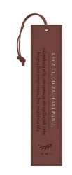Zakładka skórzana - Lecz ci co zaufali - Szaron