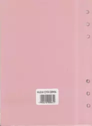 Wkład do organizera A5 Czysta czerwona ANTRA