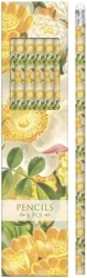 Ołówki ozdobne STPEN31 żółte róże - zestaw 6 sztuk - Skona Ting