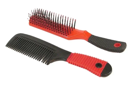 Zestaw szczotka i grzebień do włosów MIX - ADAR