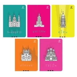 Zeszyt A5/32K kratka Cities (10szt) - Elanders