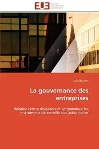 La gouvernance des entreprises - BODSON-J