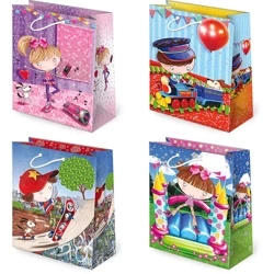 Torebki prezentowe T2-97 Chłopak dziewczynka 10 sztuk - PAW S.C.