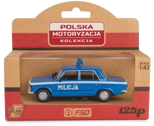 Kolekcja PRL-u Fiat 125P Milicja - Daffi