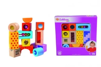 Klocki kolorowe z dźwiękiem 12el - Eichhorn