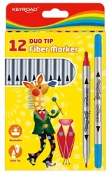 Flamastry Duo 12szt - Keyroad