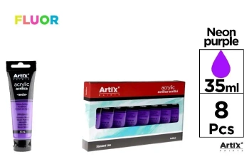 Farba akrylowa fluorescencyjna 35ml fiolet (8sz) - Artix