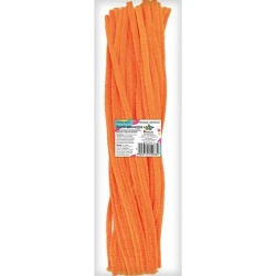 Druciki dekoracyjne 0,6x30cm fluo pomarańcz 50szt - Titanum