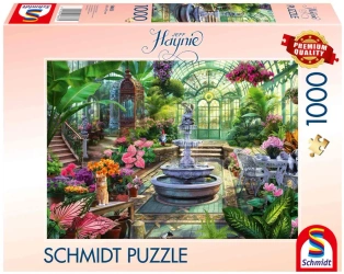 Puzzle PQ 1000 Wiktoriańska szklarnia - Schmidt