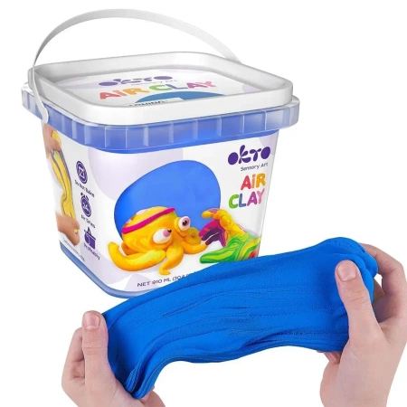 Zestaw lekkiej powietrznej ciastoliny nieb 910ml - Okto