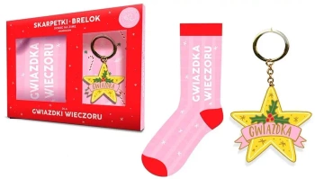 Zestaw skarpetki + brelok Gwiazdka Wieczoru - Pan Dragon