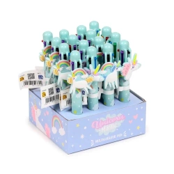 Długopis wielokolorowy 6w1 Jednorożec (16szt) - Puckator