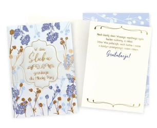 Karnet B6 Ślub - Kukartka