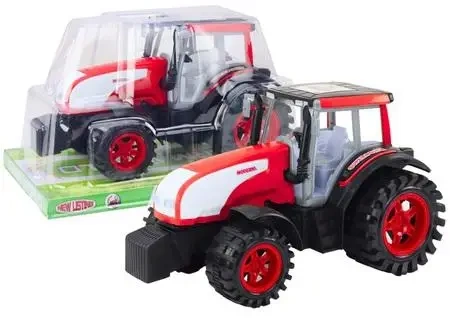 Traktor z napędem czerwony - Leantoys