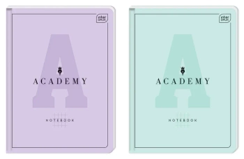 Zeszyt A4 96 kartek Linia Academy Pastel Interdruk