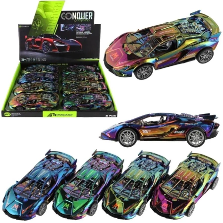 Auto opalizujące światło i dźwięk MIX - Trifox