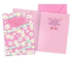 Karnet Urodziny - Kukartka